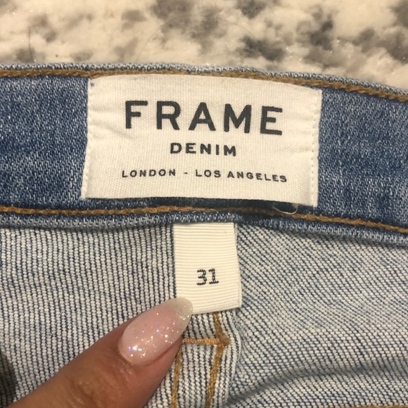 Frame Distressed Jeans - Picture 3 of 5